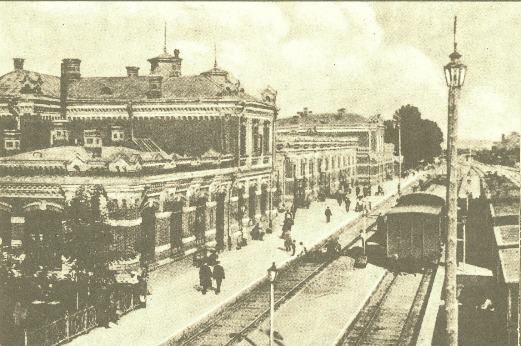 Виленский вокзал в Минске